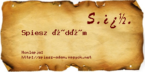 Spiesz Ádám névjegykártya