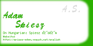 adam spiesz business card